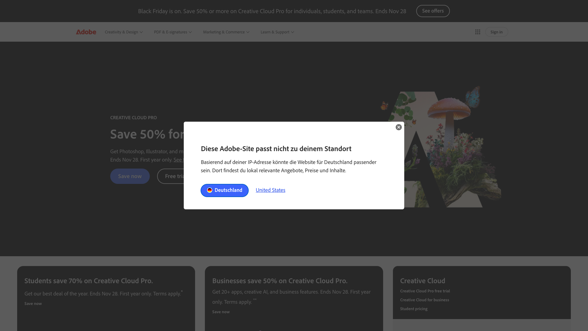 Overview of Adobe's product offerings