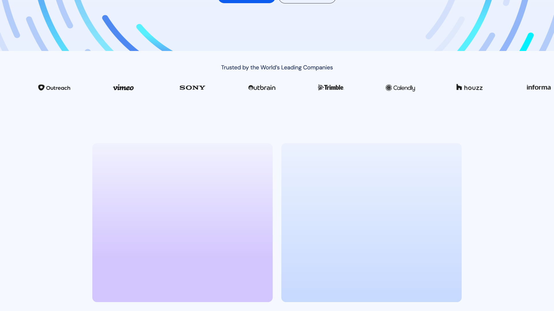 Data-driven editor feature description on homepage