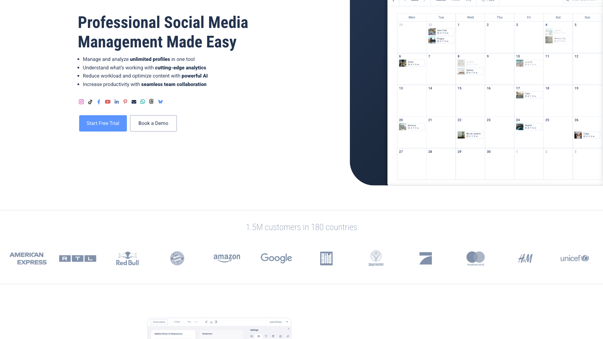 Publish module section demonstrating content creation and collaboration tools