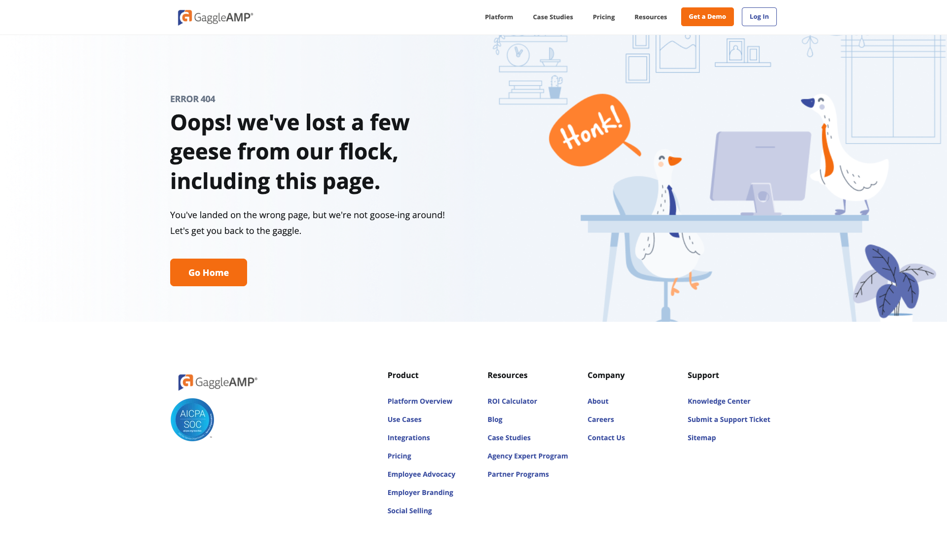 Platform features overview page