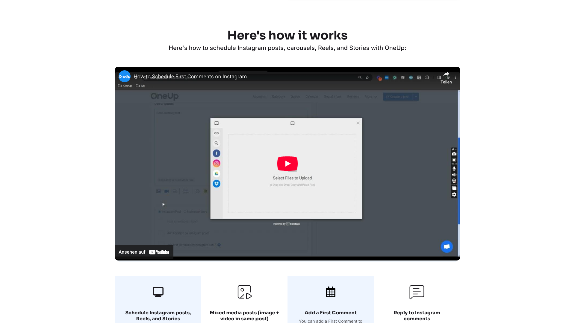 Instagram features overview