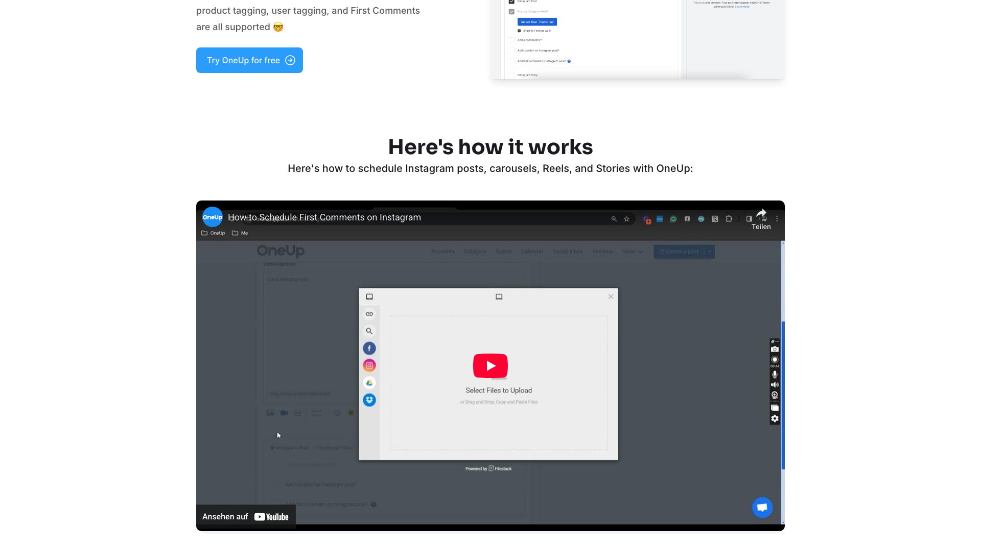 Instagram features overview