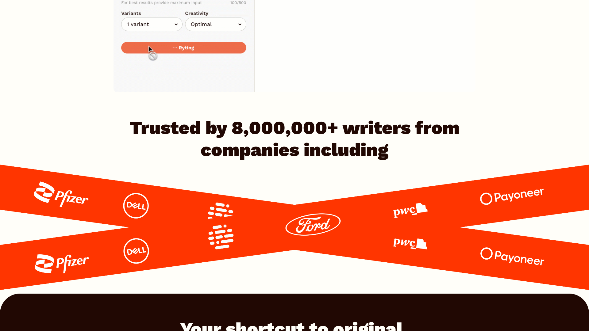 Section on automatic editing and content refinement tools