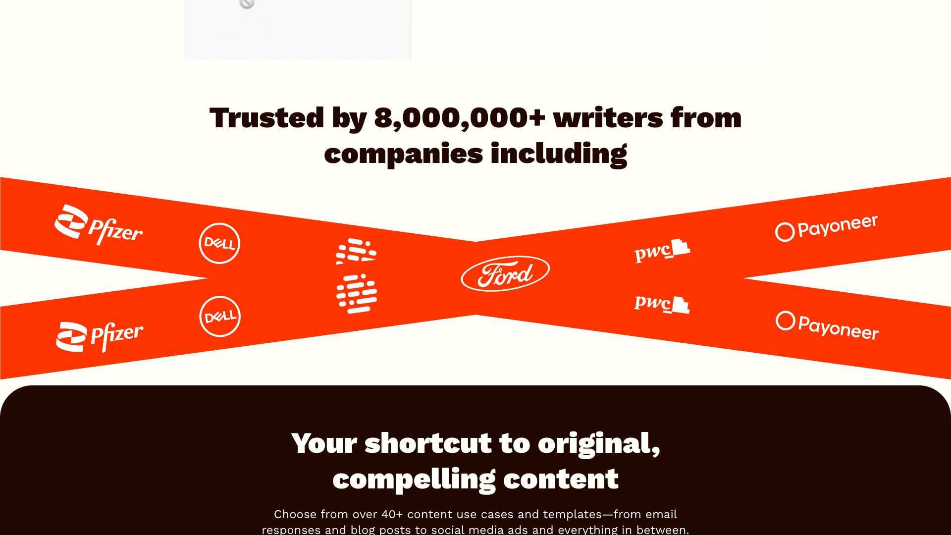 SEO and long-form helpers section on homepage