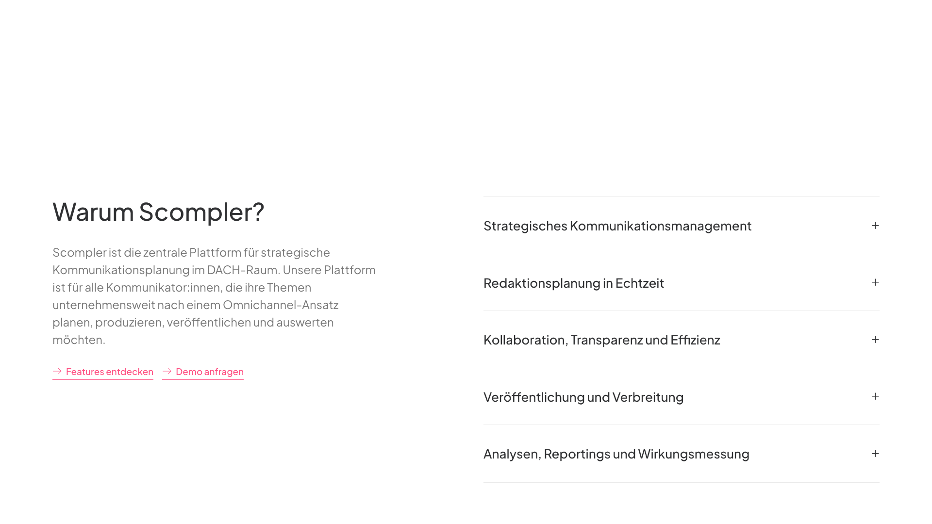About section providing insights into Scompler's mission and values