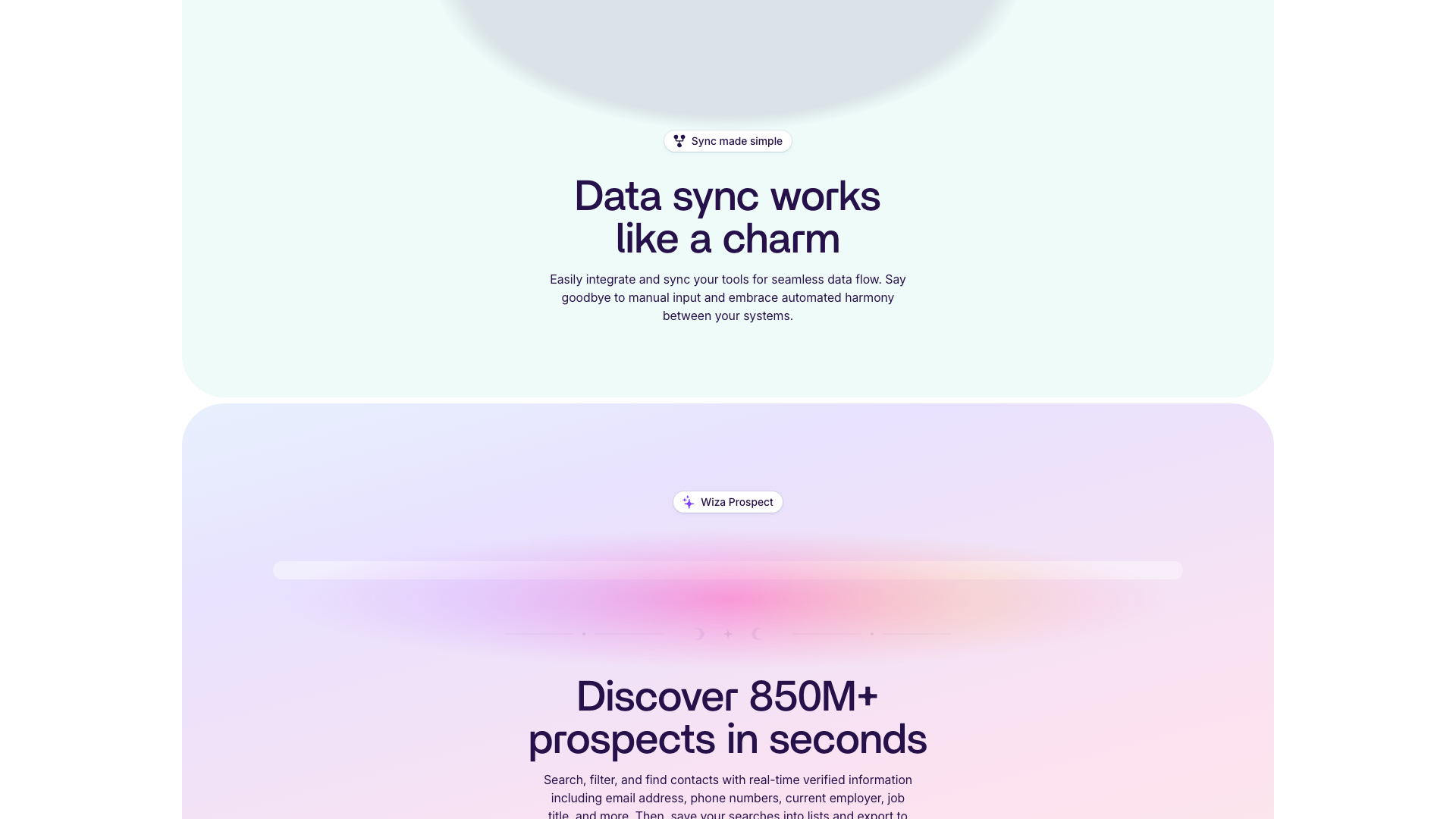 Wall of love section showcasing customer testimonials