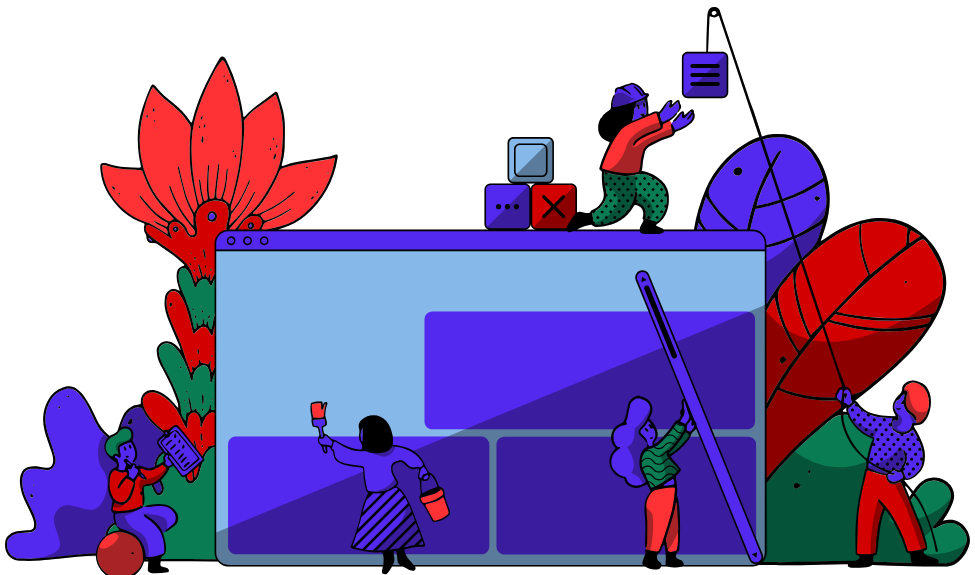 PostFlow Footer Illustration